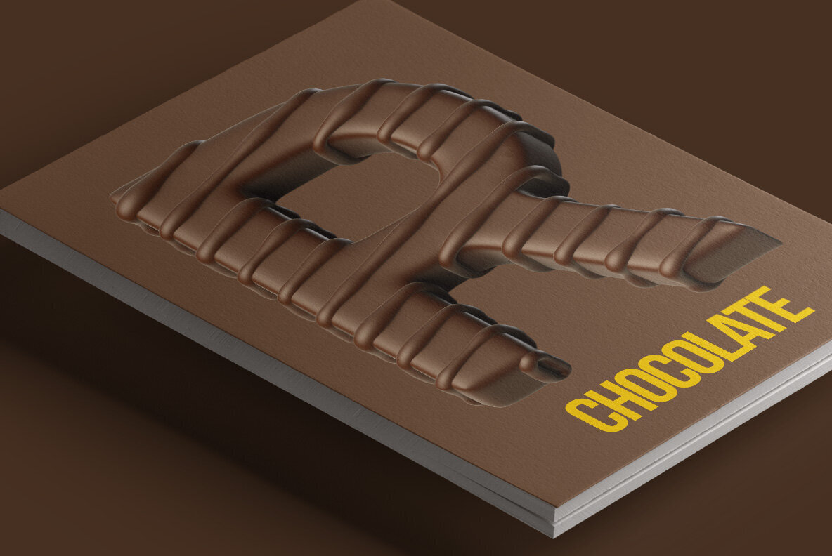 Choco Stripes SVG Font 3