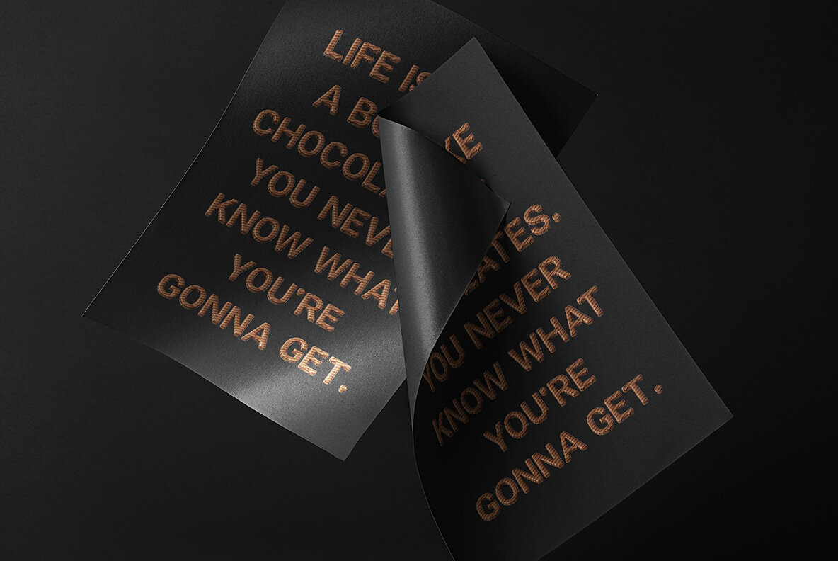 Choco Stripes SVG Font 8