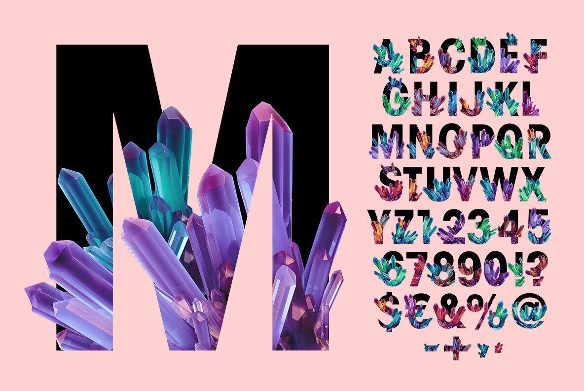 Crystal Inside SVG Font 2