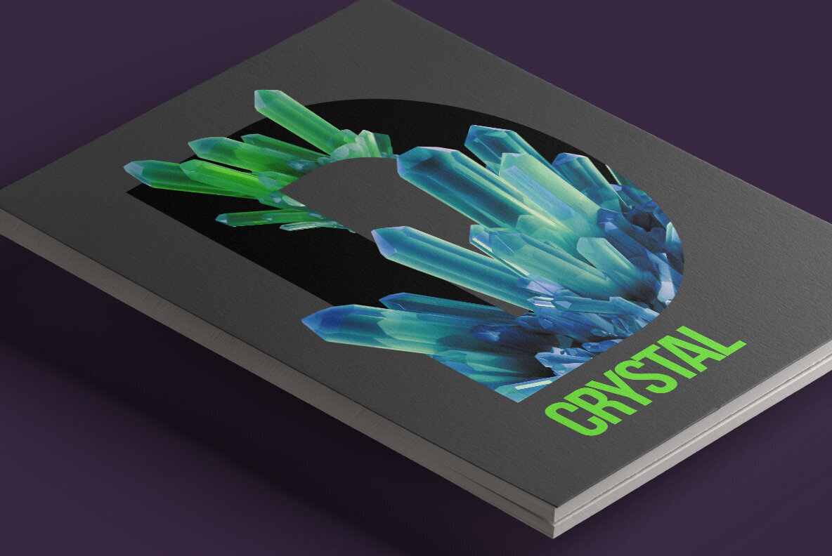 Crystal Inside SVG Font 3