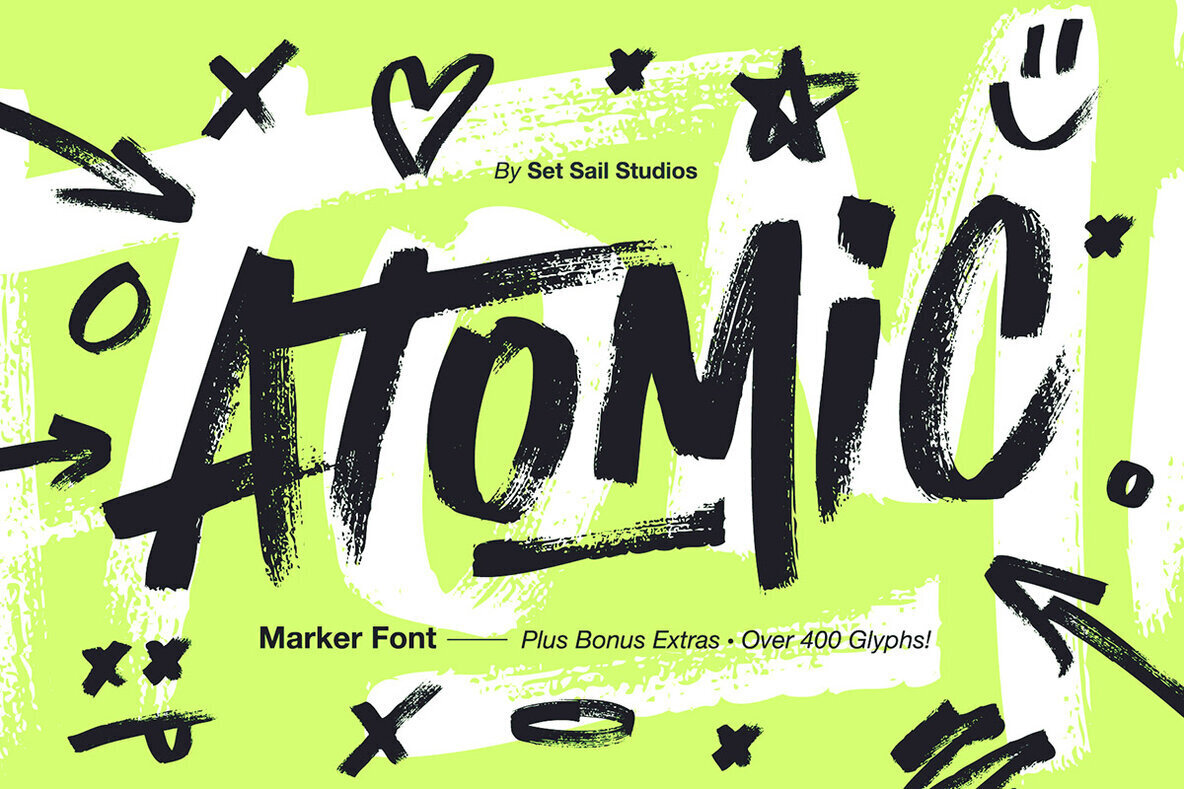 Atomic Marker Font