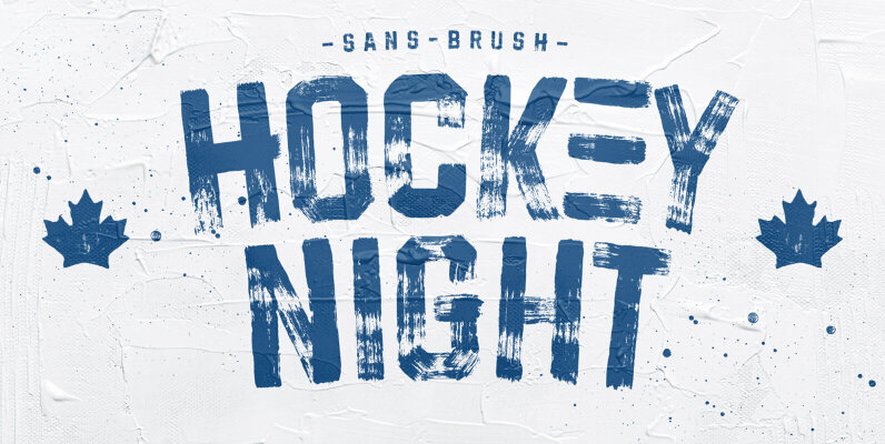 Hockeynight Sans Brush