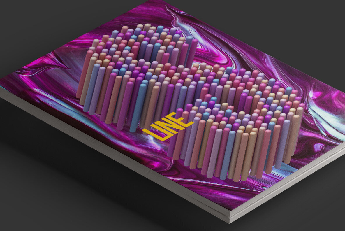 Color Tubes SVG Font 3