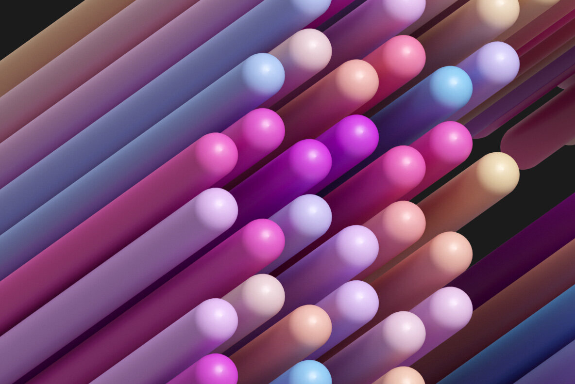 Color Tubes SVG Font 4