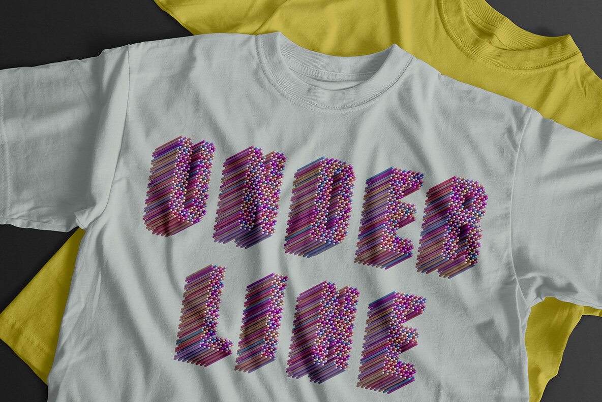 Color Tubes SVG Font 6