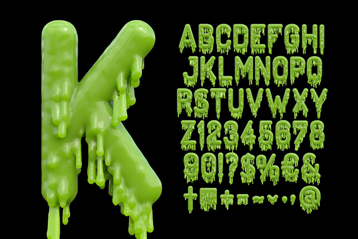 Creepy SVG Font 2