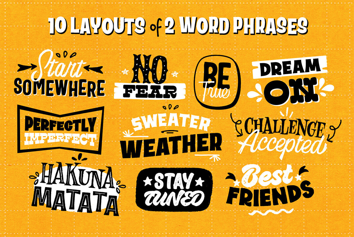 VVDS Custom Lettering Collection 5