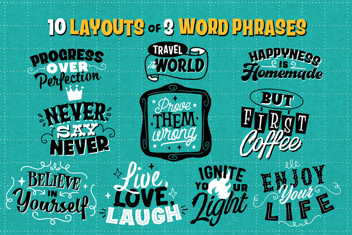 VVDS Custom Lettering Collection 6