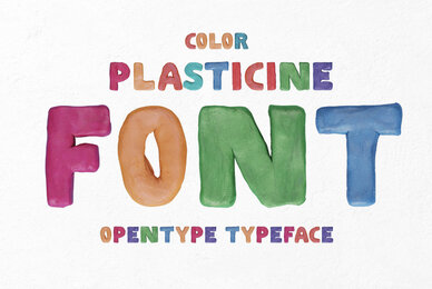 Color Plasticine SVG Font