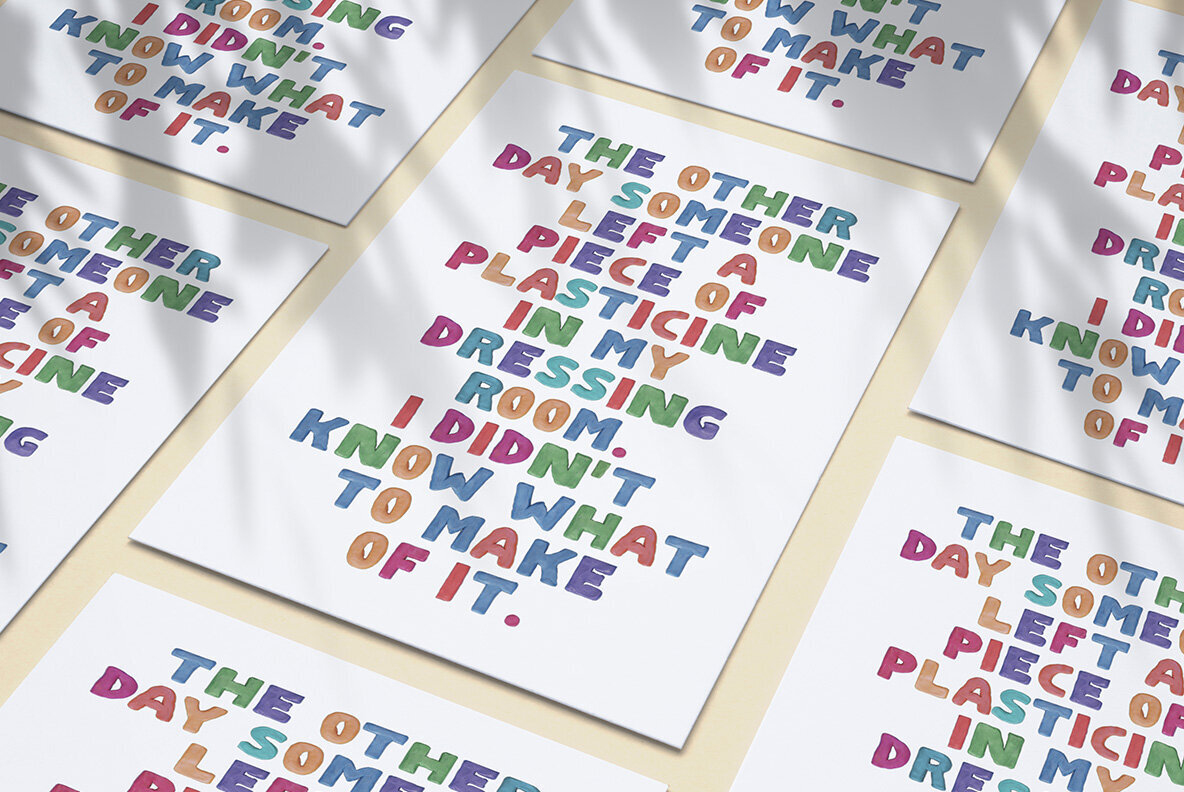 Color Plasticine SVG Font 4