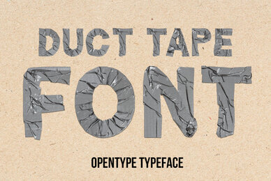 Duct Tape SVG Font