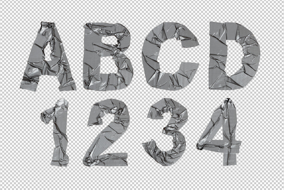 Duct Tape SVG Font 9