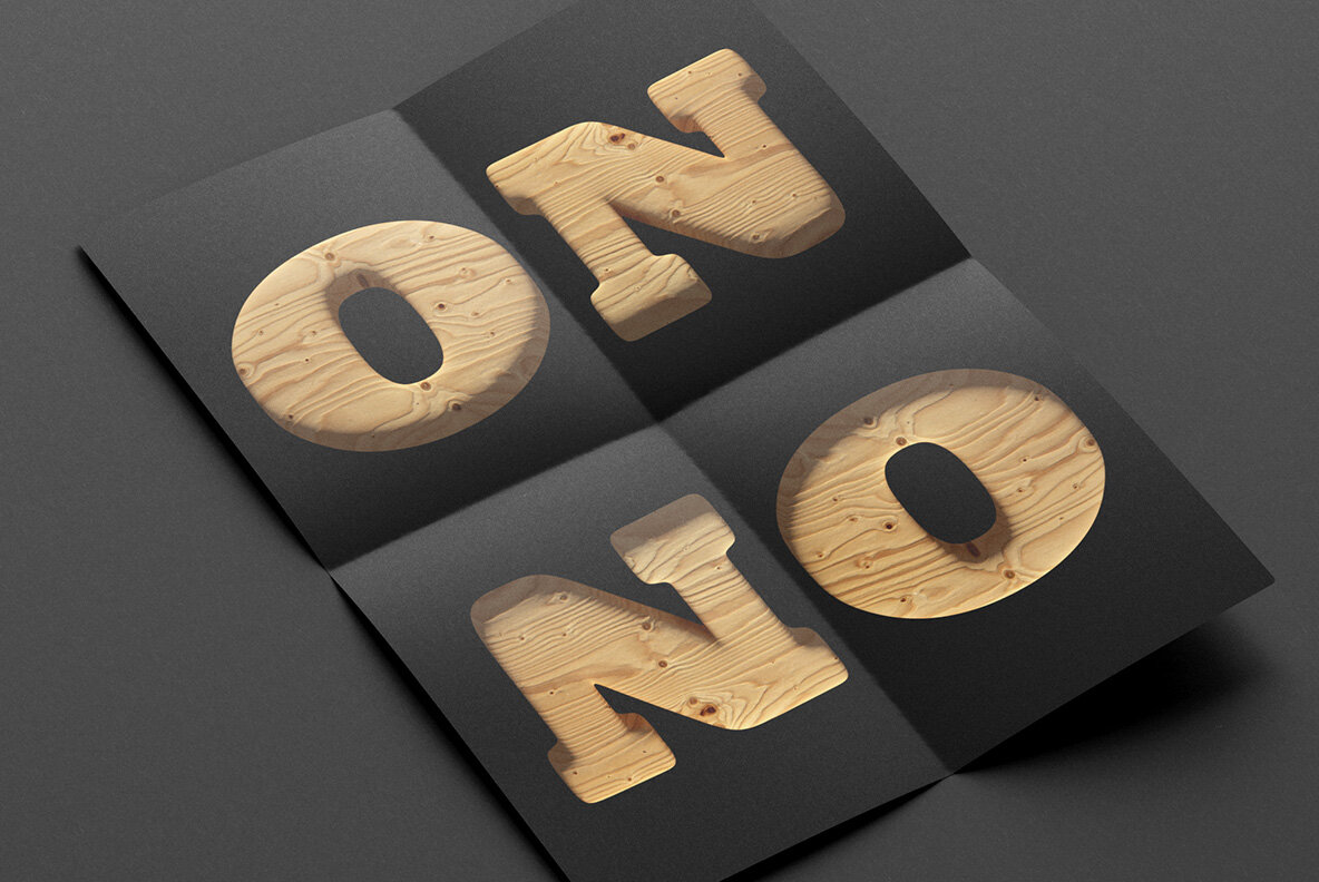 Wooden SVG Font 6