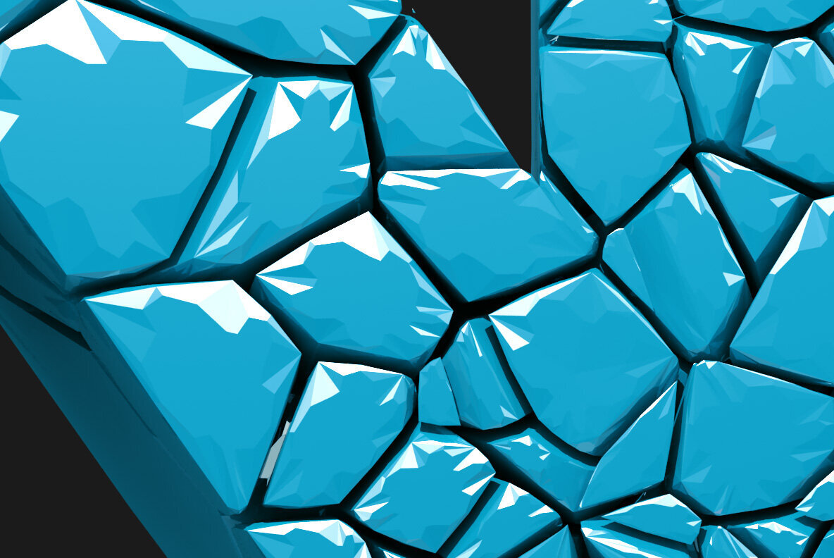 Hulk Icecrack SVG Font 4