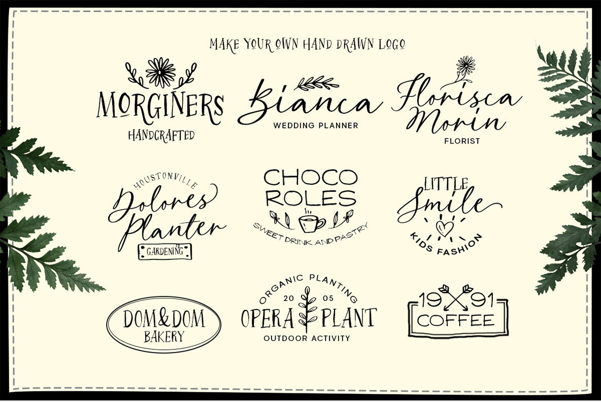 Pretty Garden Font Trio 4