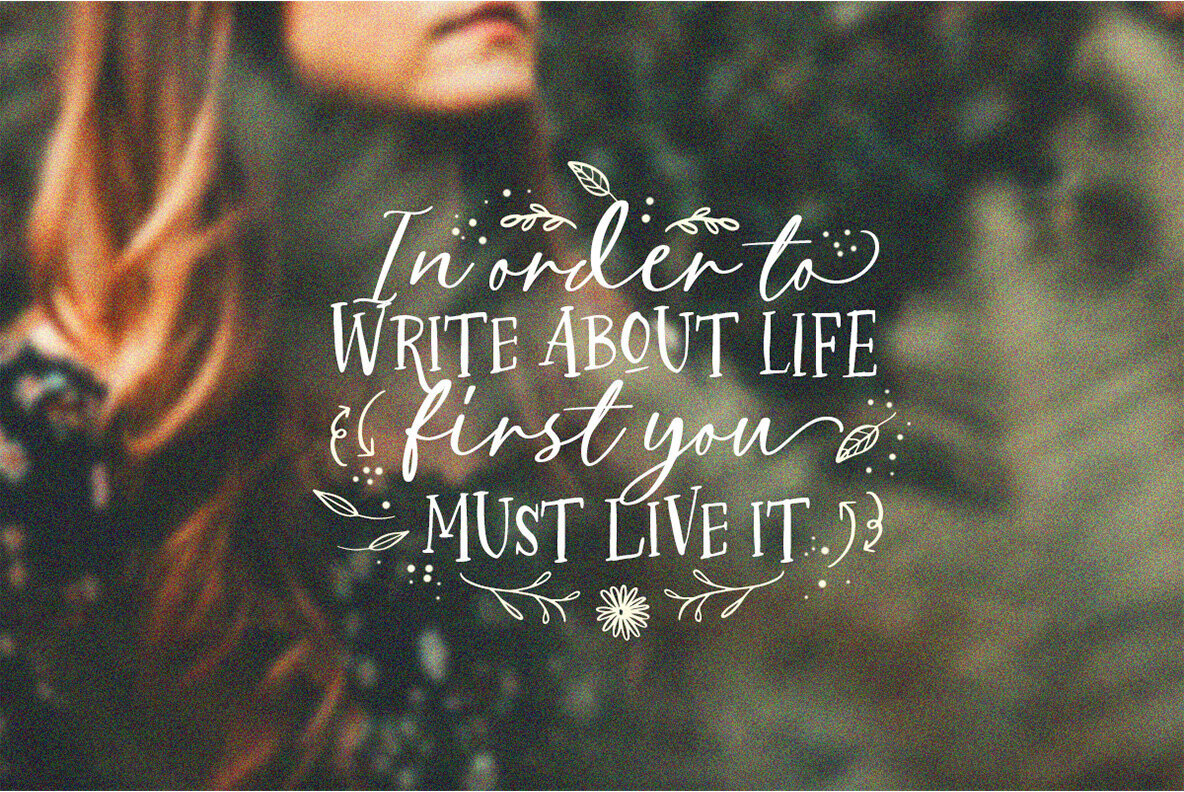 Pretty Garden Font Trio 5