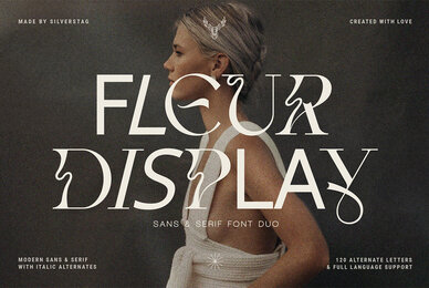 Fleur Display Font Duo