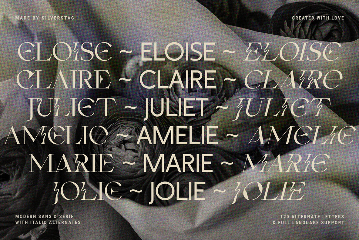 Fleur Display Font Duo 15