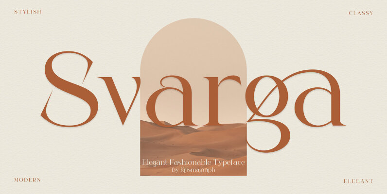 Svarga Typeface
