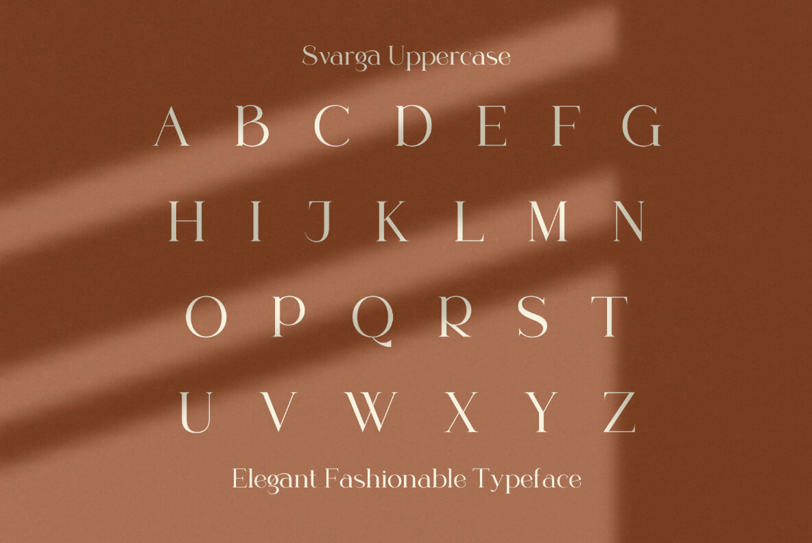 Svarga Typeface 5