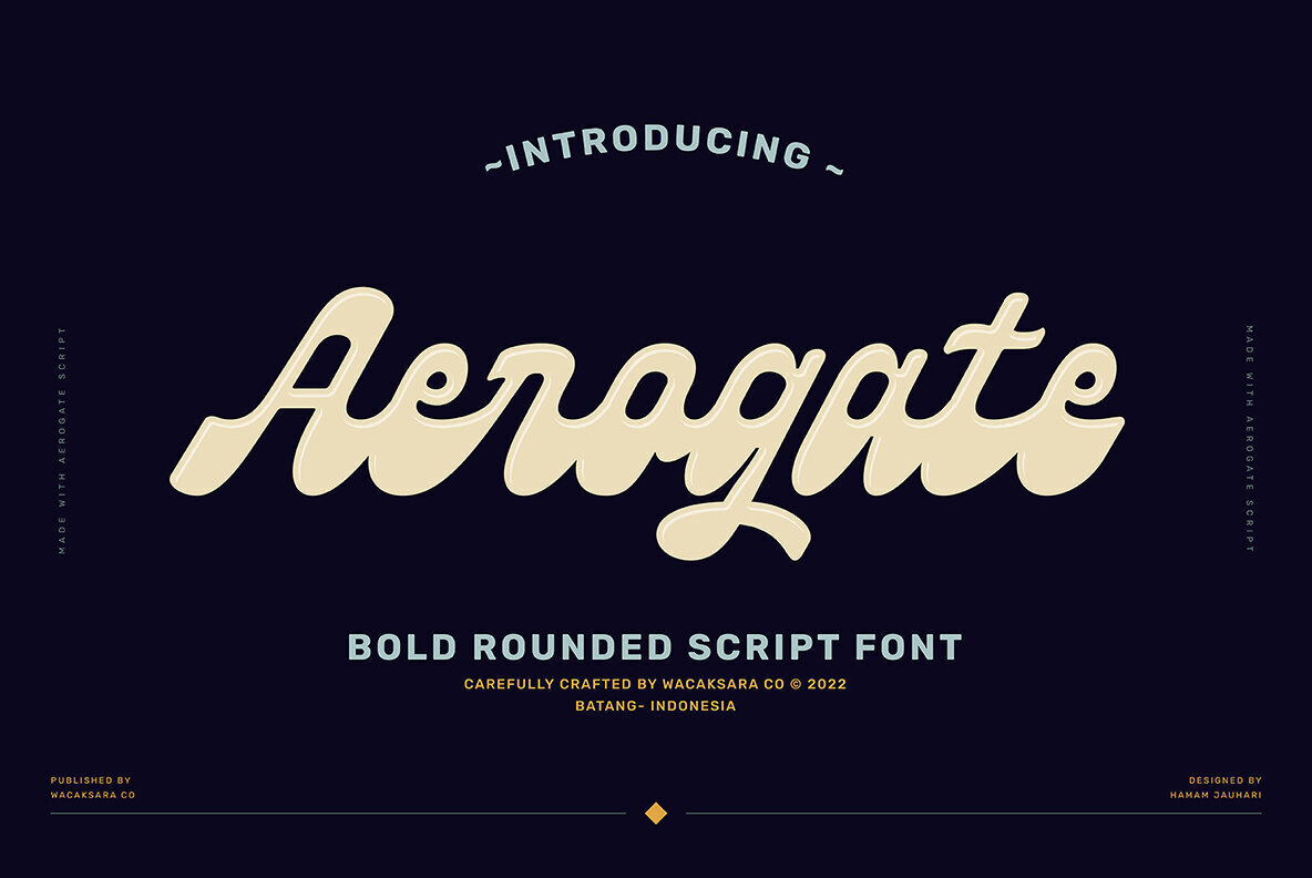 Aerogate Font