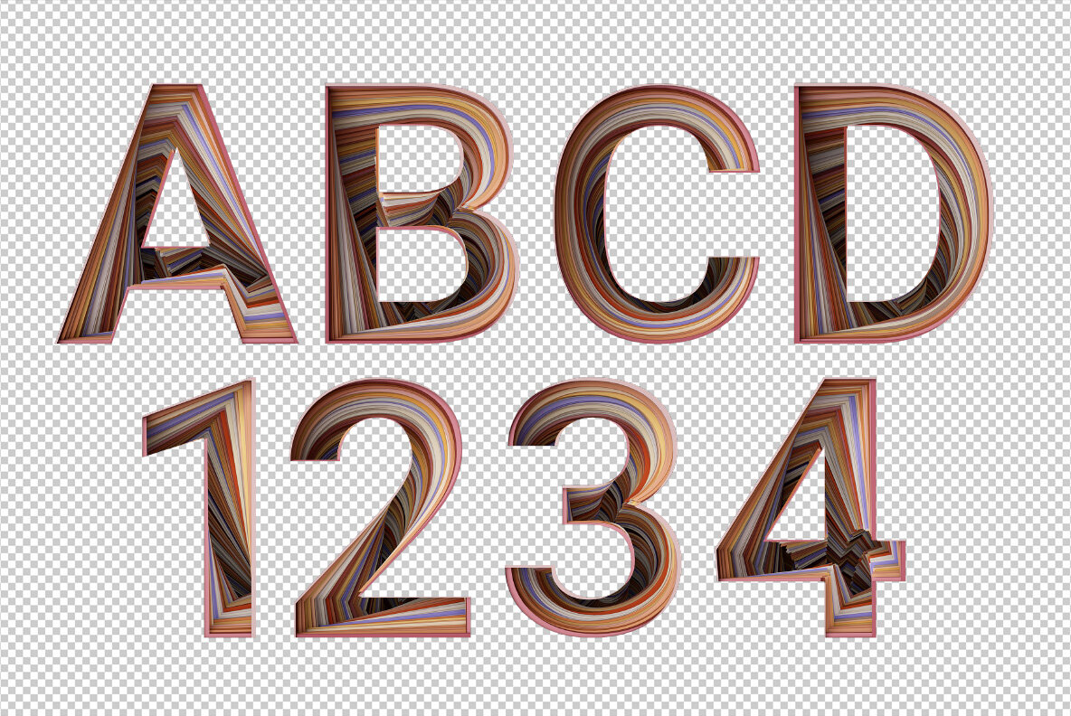 Paper Craft SVG Font 9