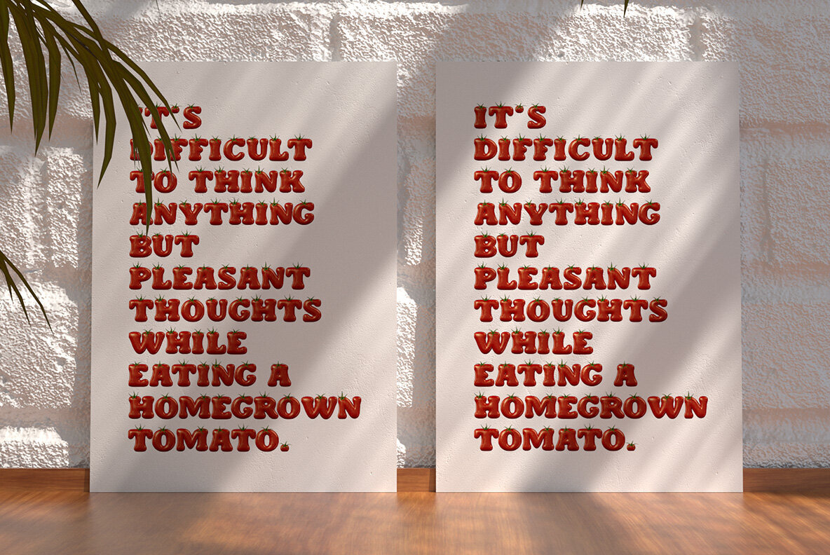 Tomato SVG Font 5