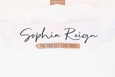 Sophia Reign Font Duo