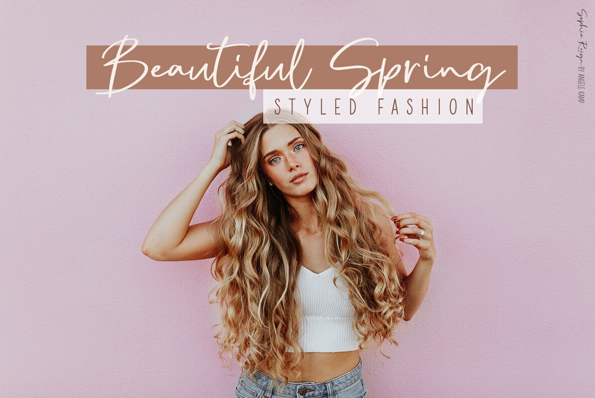 Sophia Reign Font Duo 3