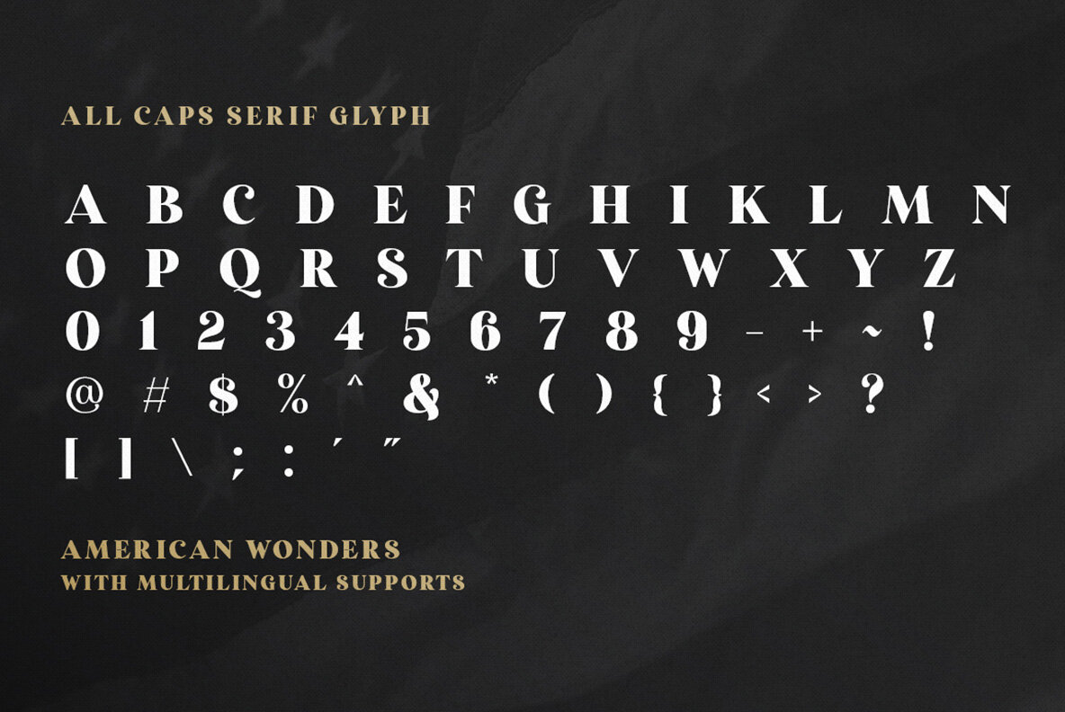 American Wonders Font Duo 9