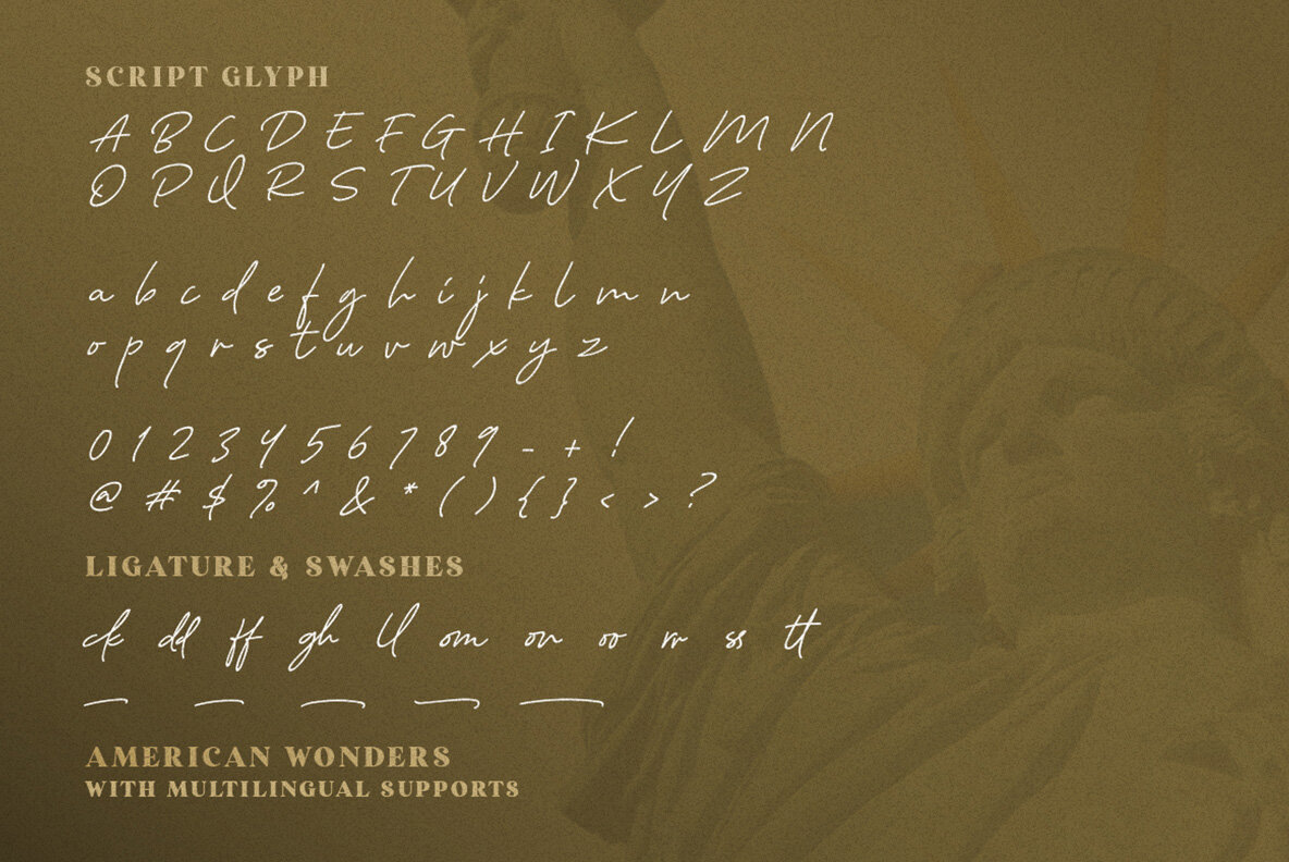 American Wonders Font Duo 10