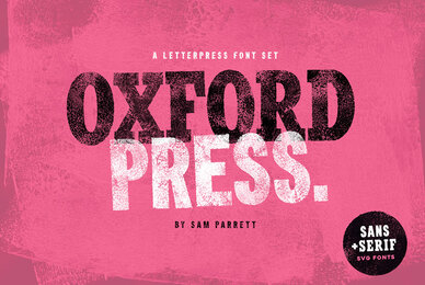 Oxford Press SVG Fonts