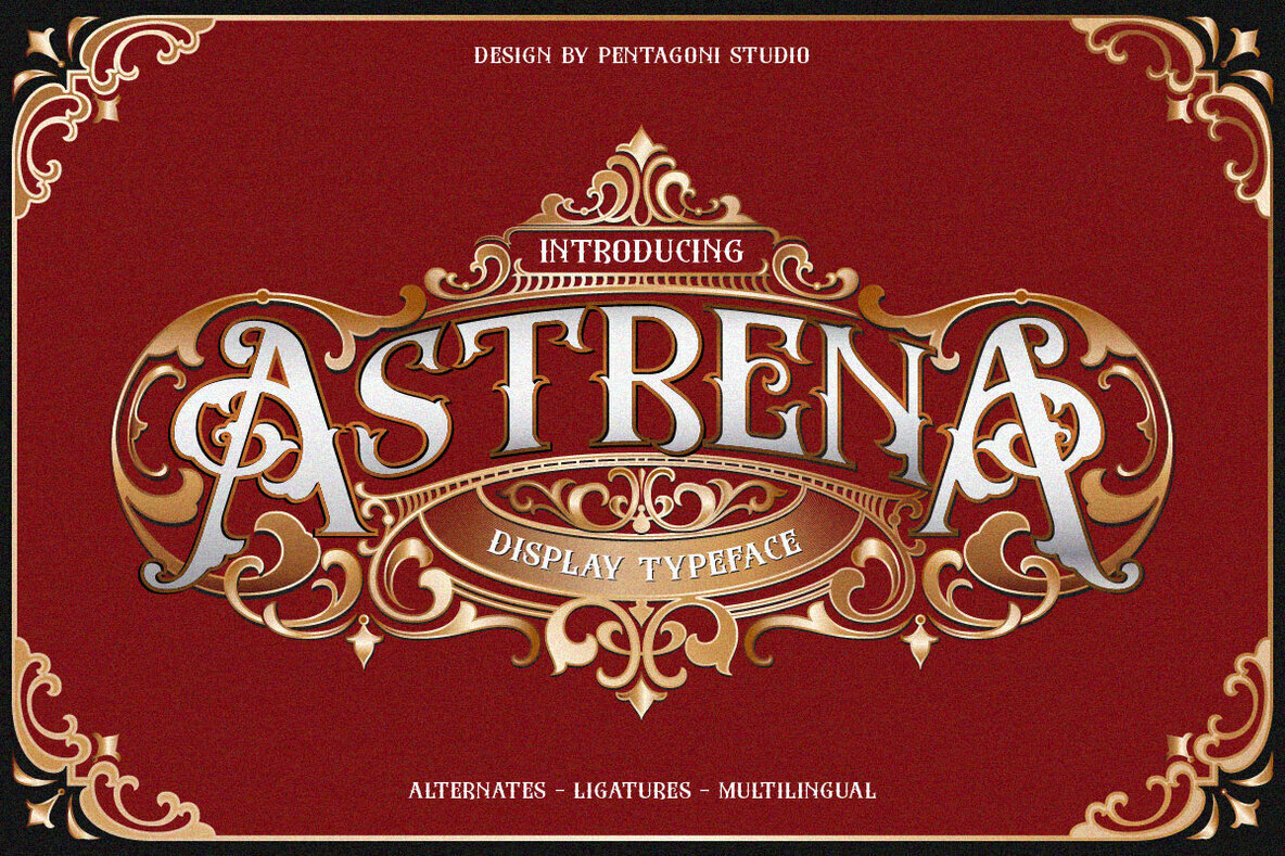 Astrena Typeface Font