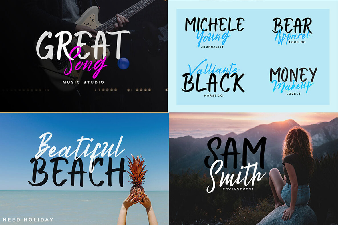 Beautiful Script Fonts Mini Bundle 2
