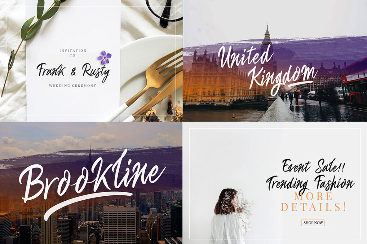 Beautiful Script Fonts Mini Bundle 5