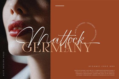 Mattock Germany Font Duo