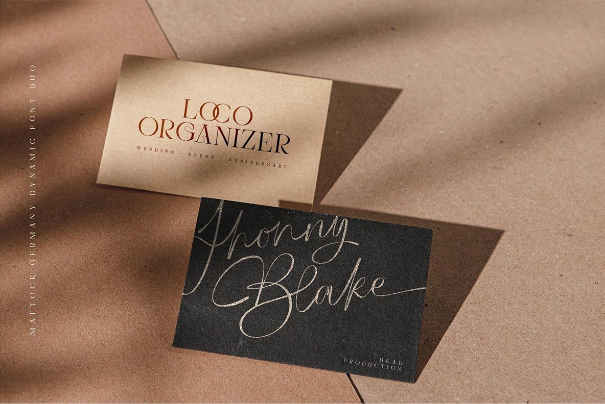 Mattock Germany Font Duo 4