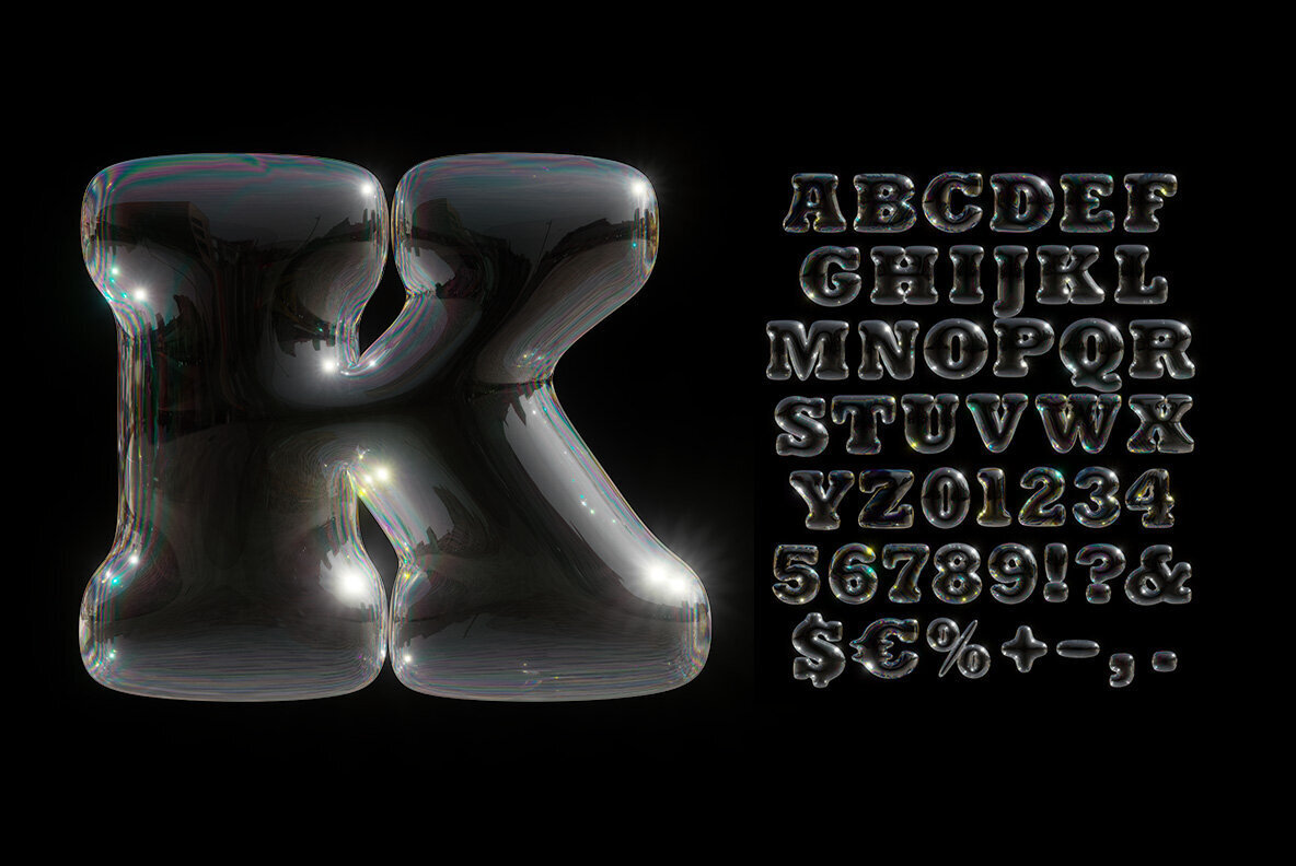 Bubbles SVG Font 2