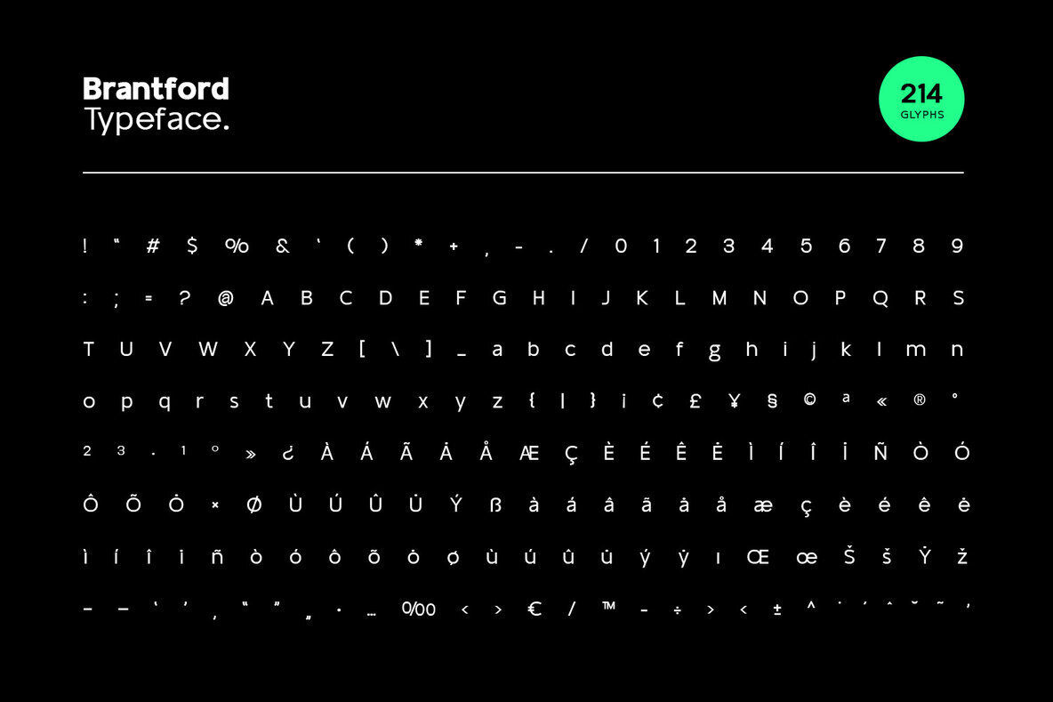 Brantford Typeface 3