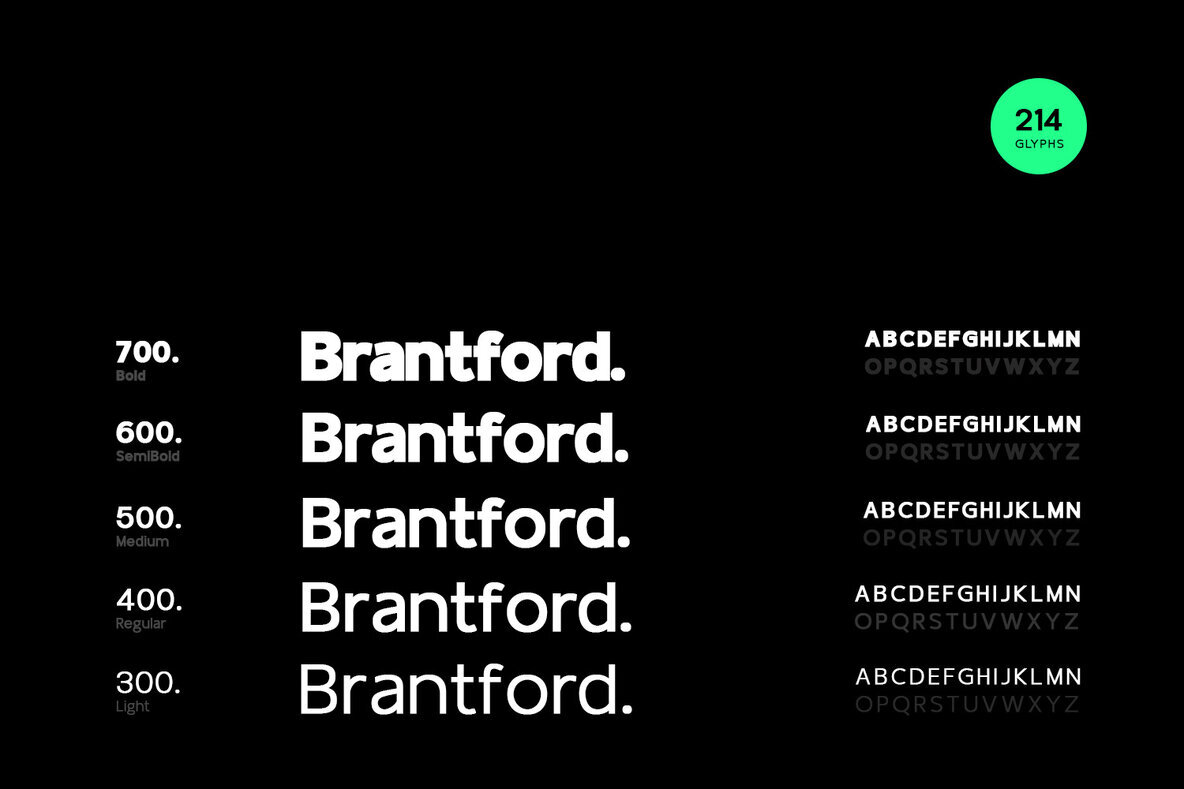 Brantford Typeface 4