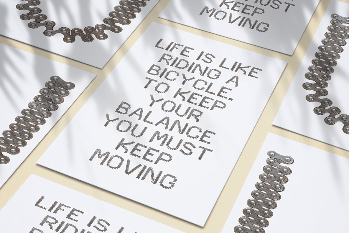 Chain Zigzag SVG Font 6