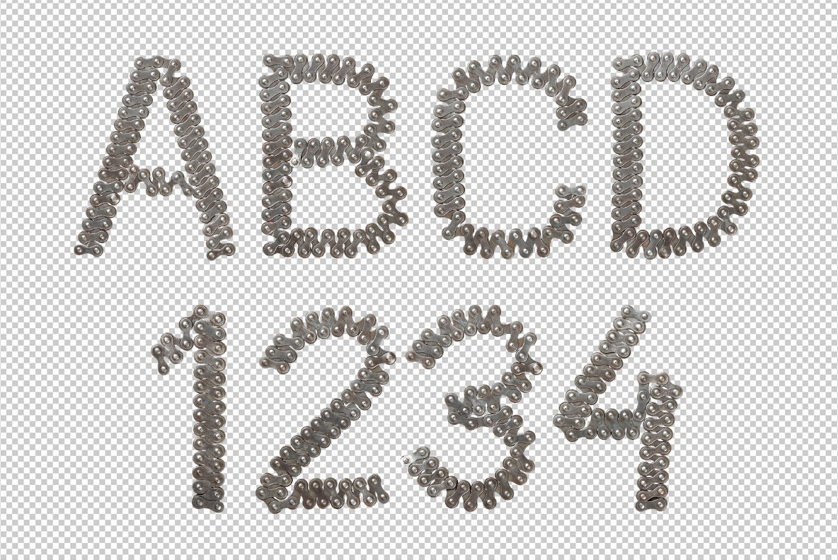 Chain Zigzag SVG Font 9