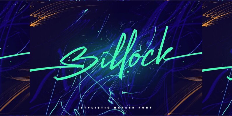 Billock Script font