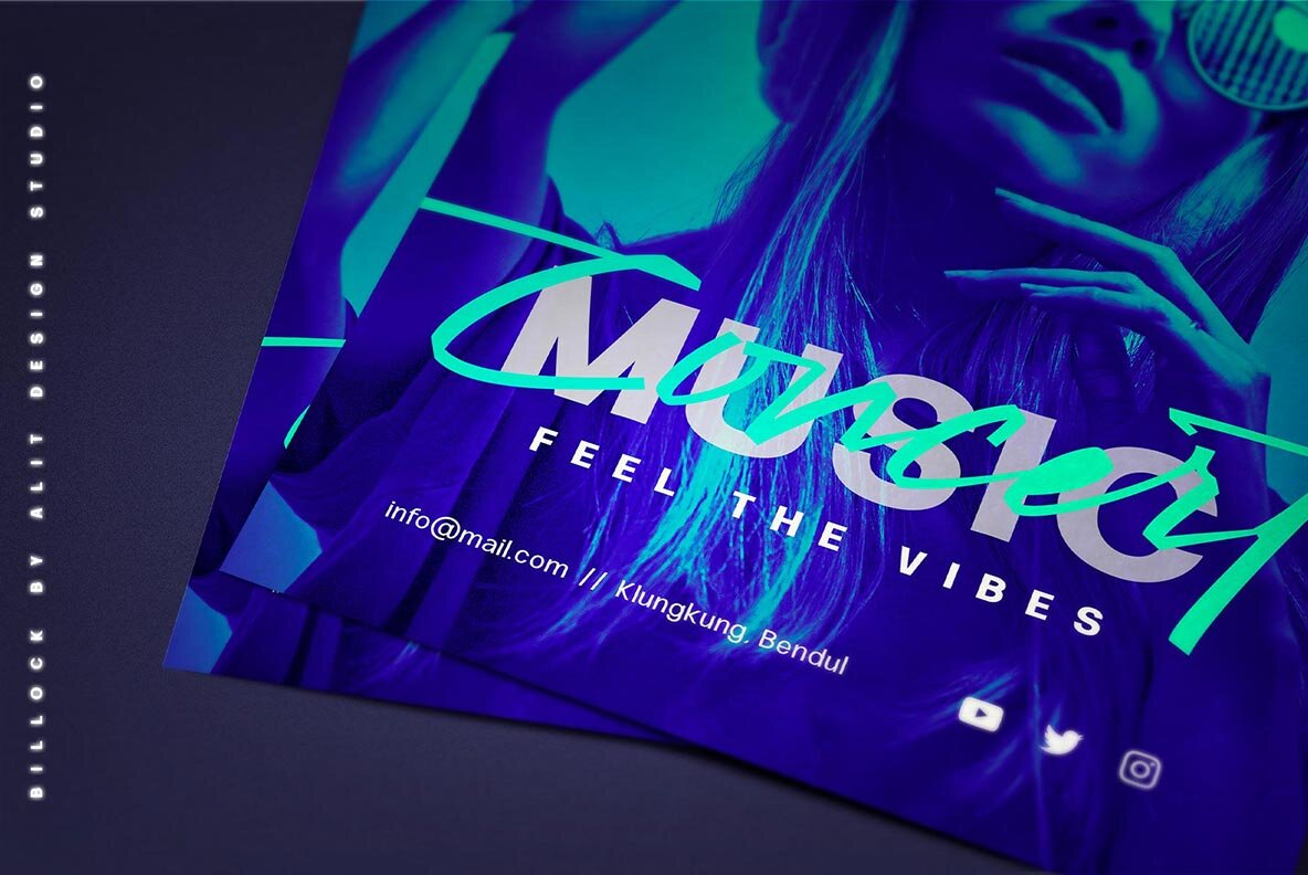 Billock Script font 7