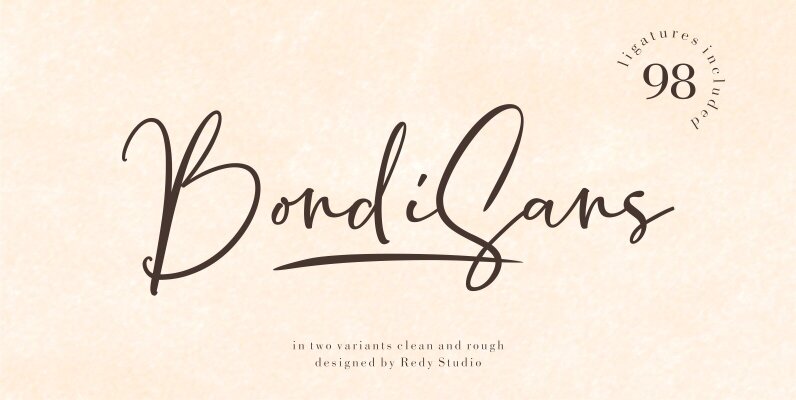 Bondi Sans Script