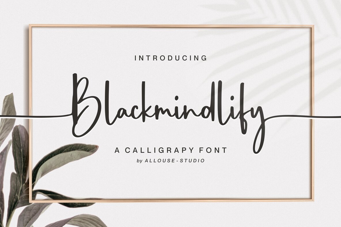 Blackmindlify Font