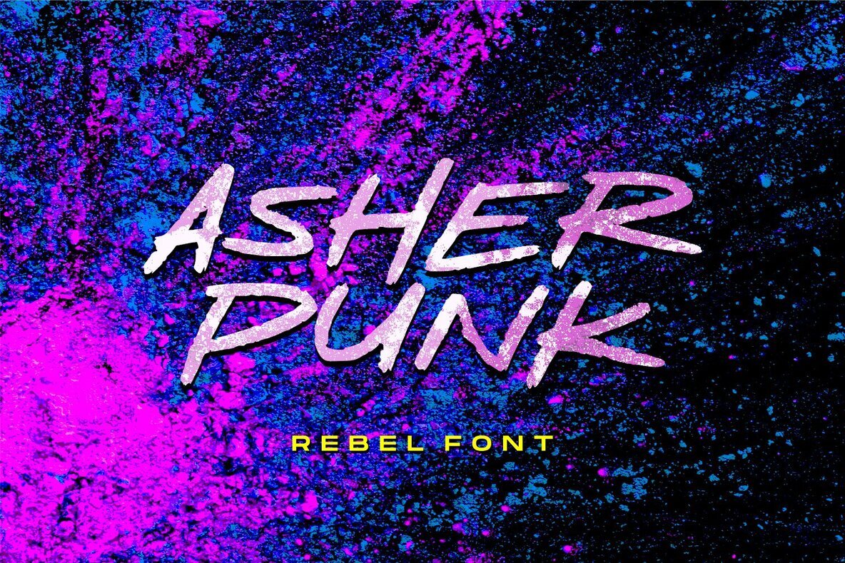 Asher Punk Font