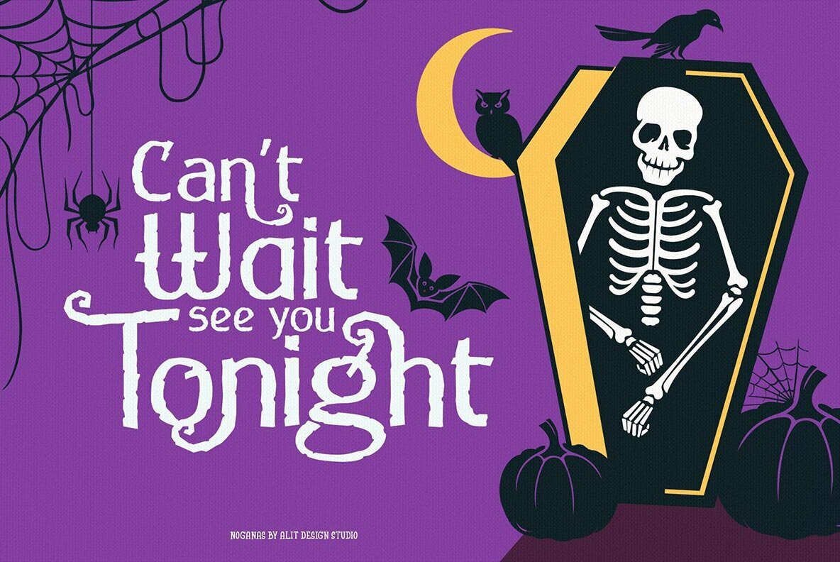 Noganas Halloween font 2
