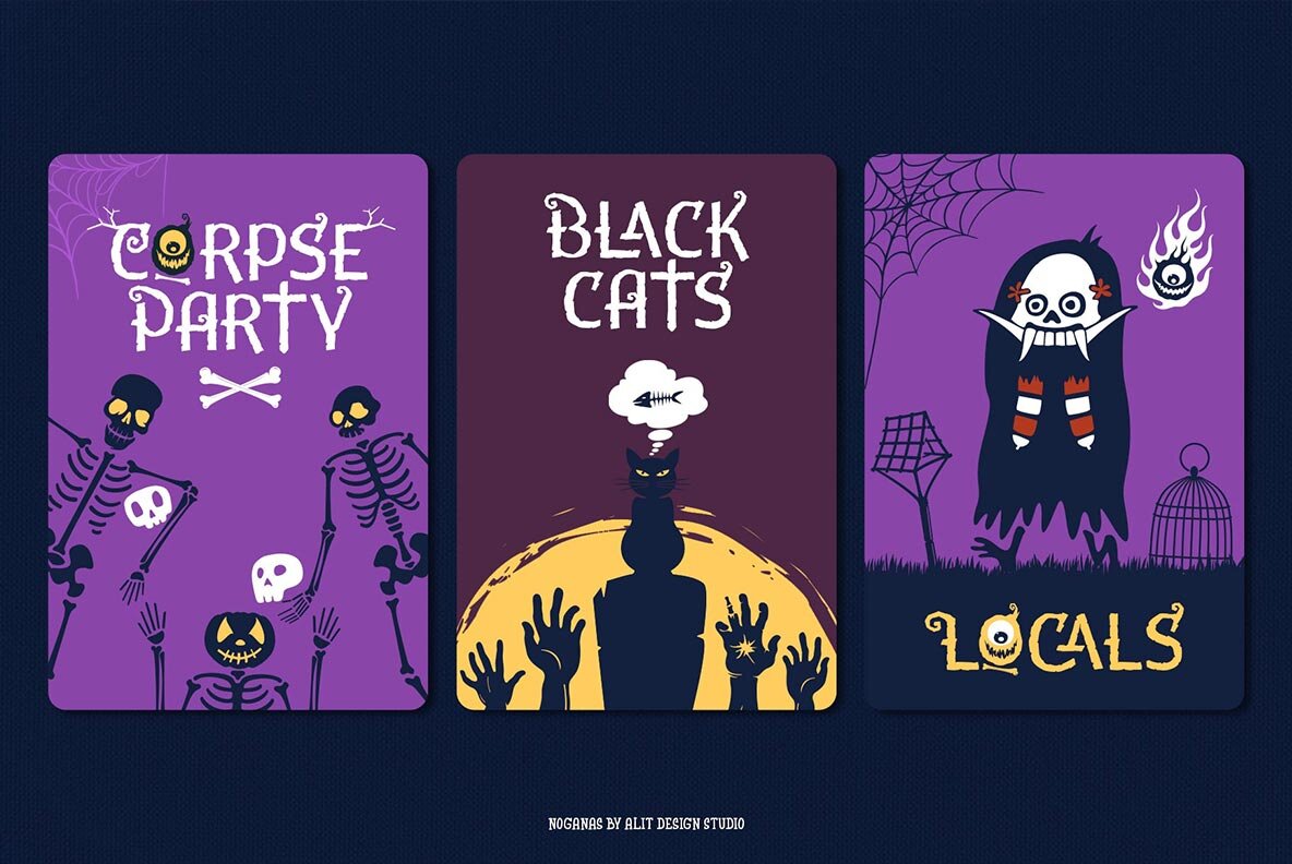 Noganas Halloween font 4