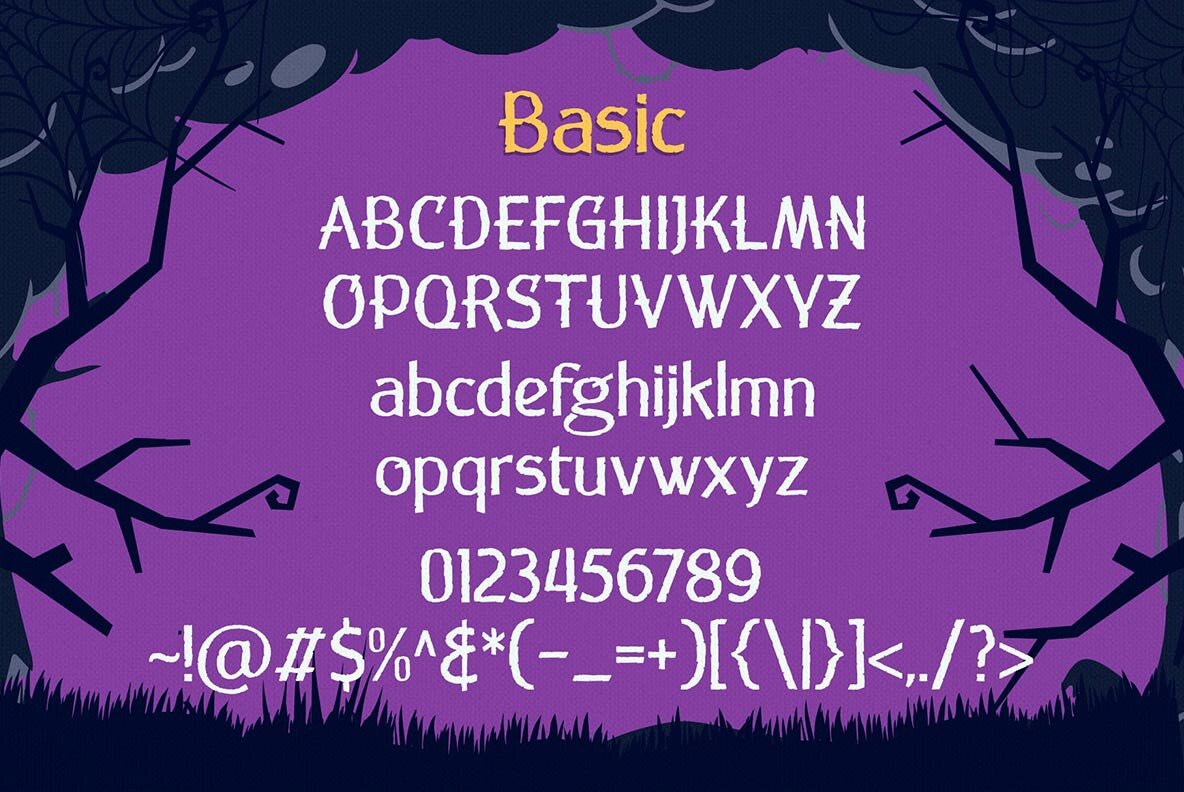 Noganas Halloween font 5